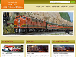 New Website for Twin Cities Model Railroad Museum