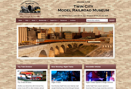 Twin City Model Railroad Museum Website Launched