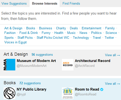 Who to Follow Interests Who to Follow Interests