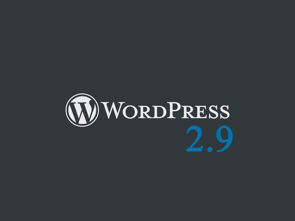 WordPress 2.9