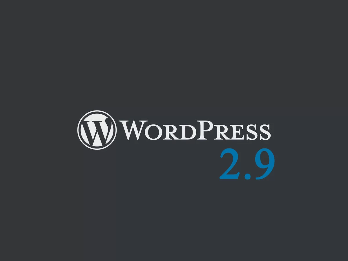 WordPress 2.9