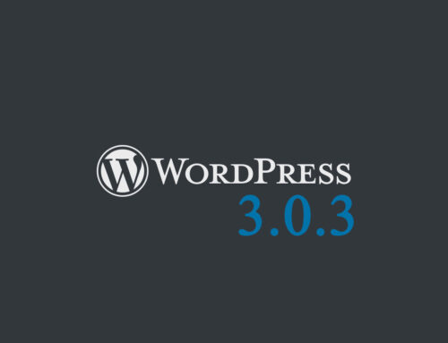 WordPress Issues Another Update; WP 3.0.3